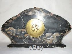 10e18 Old Clock Bronze Marble Decorations Fruit Art Deco Sign Reveipolis