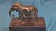Ancient Bronze Elephant Signed Victor Cremion 19th/20th Century Marble Base Excellent Condition
