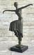 Art Deco/art Nouveau Bronze And Marble Sculpture Signed D. H. Chiparus