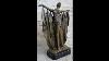 Art Deco Chiparus Russian Showgirl Curtain Dancer Bronze Figure Statue Sculpture Marble Base Yrd 226