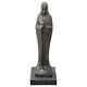 Art Deco Period Bronze Sculpture On Virgin Mary Marble Base
