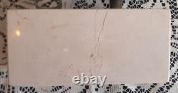 Arte Romera wedding statue signed in solid bronze with Carrara marble base