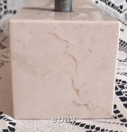 Arte Romera wedding statue signed in solid bronze with Carrara marble base