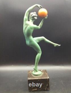 # Balloon Dancer Max The Verrier On Marble Signed Briand
