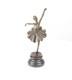 Bronze Ballerina Sculpture On A Marble Base After Milo