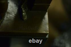 Bronze Bust of Napoleon Bonaparte Signed RARE VINTAGE Marble Sculpture