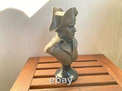 Bronze Bust of Napoleon on Black Marble Base after Antonio Canova