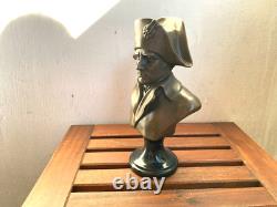 Bronze Bust of Napoleon on Black Marble Base after Antonio Canova