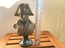 Bronze Bust of Napoleon on Black Marble Base after Antonio Canova