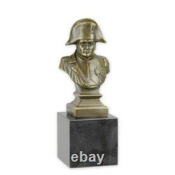 Bronze Bust of Napoleon on a Black Marble Base after A. Canova