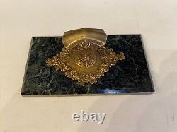 Bronze Paperweight Signed O. Lelièvre Late 19th Century Napoleon III Marble Base