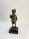 Bronze Sculpture Boy With A Cigarette On Marble After Schmidt Felling