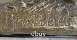 Bronze Sculpture Sale Animated Marble Horse With Jockey Original Signed