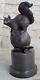 Bronze Sculpture Sale Marble Art Squirrel Paurtrot Signed Work