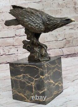 Bronze Sculpture Signed Original Cast Marble Figurine