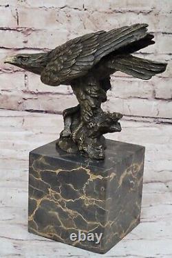 Bronze Sculpture Signed Original Cast Marble Figurine