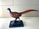 Bronze Sculpture Of A Pheasant In Viennese Style On A Black Marble Base Signed