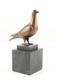 Bronze Sculpture Of A Pigeon On Black Marble After Landon Metz