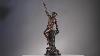 Bronze The Fisherman With Harpoon Sign Ferrand Atena Gallery