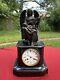 Bronze And Marble Clock From The Napoleon Iii Era Signed By Pradier (1790-1852)