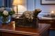 Bronze Bear Sculpture On A Black Marble Base After Milo