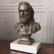 Bronze Bust On Marble By P. Dupont, Lyon, Decorative Clock Or French Antique Mantel Clock