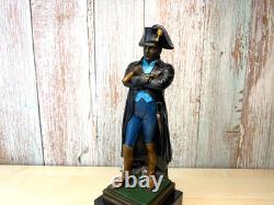 Bronze sculpture of Kaiser Napoleon on a marble base after Guillemin