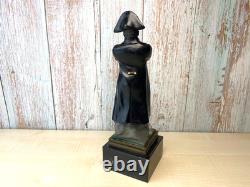 Bronze sculpture of Kaiser Napoleon on a marble base after Guillemin