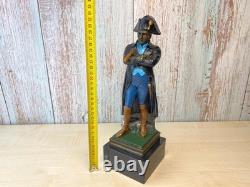 Bronze sculpture of Kaiser Napoleon on a marble base after Guillemin