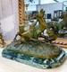 Bronze Sculpture Signed Pierre-jules Mene On A Green Marble Base