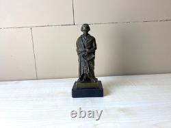 Bronze statue of Beethoven on a black marble base after François Truphème