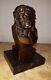 Bust Of Christ In Bronze Signed Pollet On Marble Base Height 16 Cm
