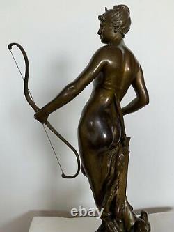 Dianne Chassenesse, Sculpture In Bronze By Math Moreau