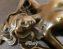 Erotic Akt- Bronze Figure Bronze On Marble Base Signed Numbered Raymondo