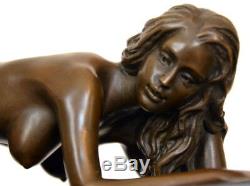 Erotic Nude Signed Bronze Figure Raymondo On Marble Base Numbered 1/10