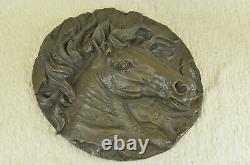 Figure Bronze Sculpture Statue Unique Signed Bust Horse Head Marble Sale