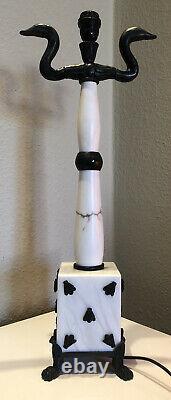 Fondica - Mathias Marble Lamp And Bronze Very Rare, Signed And Numbered