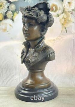 Handmade Bronze Sculpture For Sale Nude Marble Milo By Signed Original Elegant