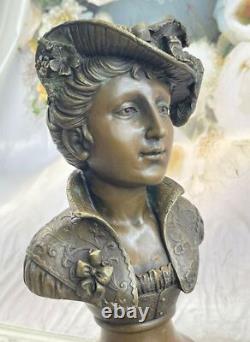 Handmade Bronze Sculpture For Sale Nude Marble Milo By Signed Original Elegant