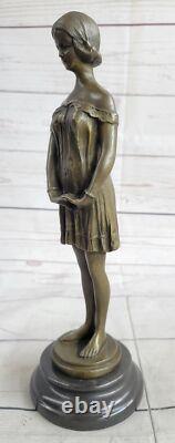 Handmade Bronze Sculpture, Marble, Milo, Signed, Original, Elegant, Classic, Sale