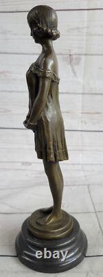 Handmade Bronze Sculpture, Marble, Milo, Signed, Original, Elegant, Classic, Sale