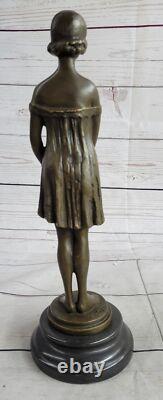 Handmade Bronze Sculpture, Marble, Milo, Signed, Original, Elegant, Classic, Sale