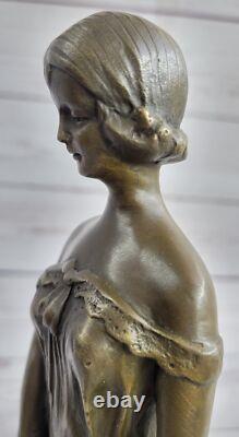 Handmade Bronze Sculpture, Marble, Milo, Signed, Original, Elegant, Classic, Sale