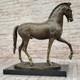 Huge Signed Mene Pure Bronze Horse Statue Marble Figurine 56 Pound Decor