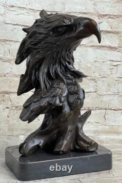 Marbled Bronze Sculpture of an American Milo, Signed, on a Tree Branch, For Sale