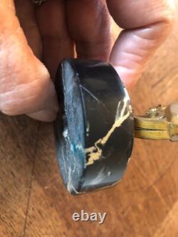 NICE LITTLE BRONZE, MARBLE BASE STYLIZED BIRD signed BIZETTE, ART DECO