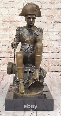 Napoleon Bonaparte Signed Original Bronze Metal Marble Sculpture Statue Figurine