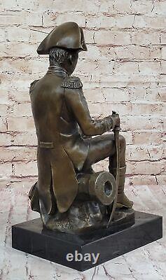 Napoleon Bonaparte Signed Original Bronze Metal Marble Sculpture Statue Figurine