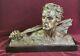 Nice Bronze Bust On Marble Base By Jean Mermoz, Signed Ouline