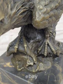 Original Bronze Sculpture Signed Marble Figurine